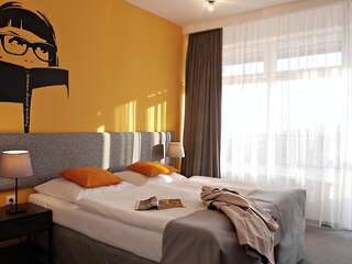 Отель Hotel Srebrna Góra Сребрна Гура Двухместный номер «Комфорт» с 1 кроватью или 2 отдельными кроватями и террасой-3